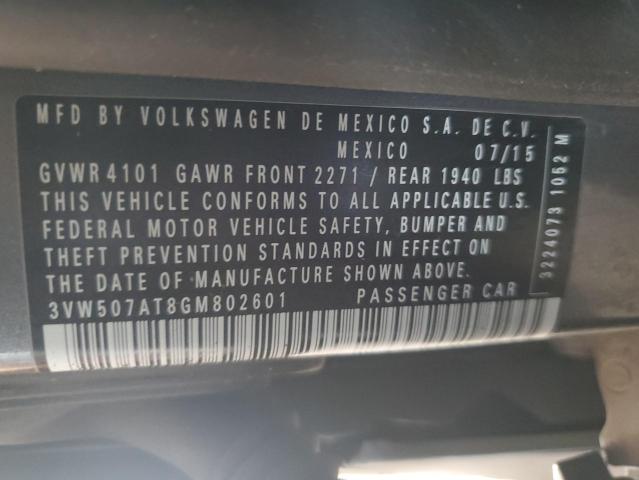2016 VOLKSWAGEN BEETLE S/S 3VW507AT8GM802601