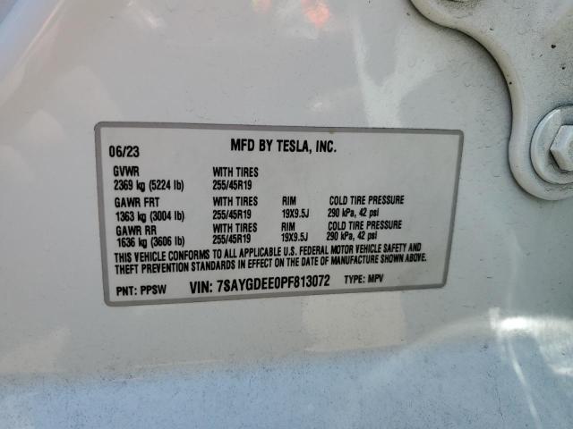 2023 TESLA MODEL Y - 7SAYGDEE0PF813072