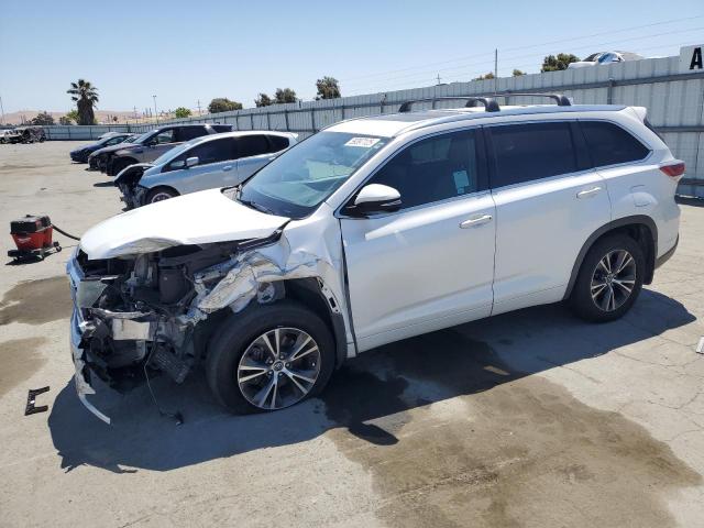 TOYOTA HIGHLANDER 2016 white  gas 5TDJKRFH2GS349927 photo #1