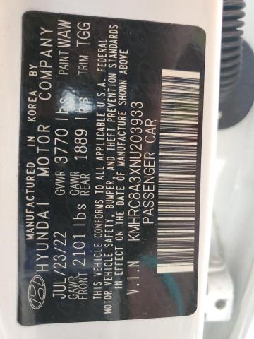 2022 HYUNDAI VENUE SEL KMHRC8A3XNU203933