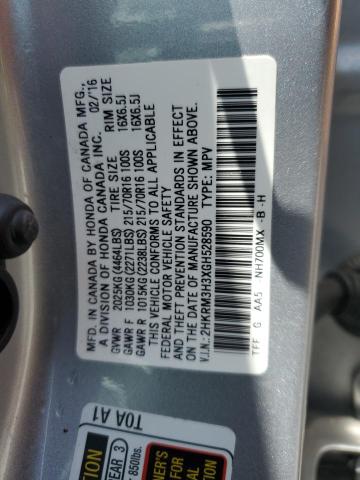 2016 HONDA CR-V LX - 2HKRM3H3XGH528590