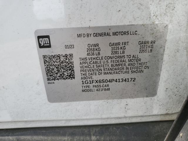 2023 CHEVROLET BOLT EV 2L 1G1FX6S04P4134172