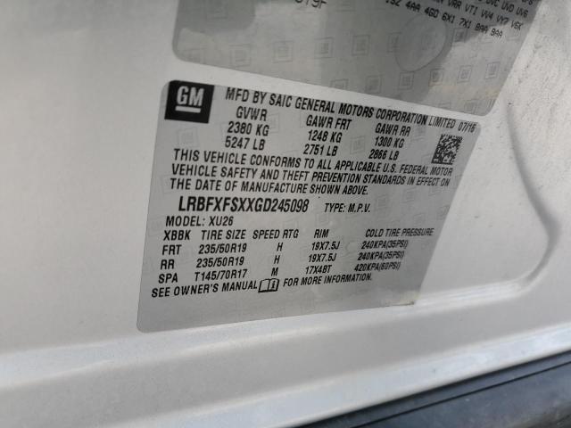 2016 BUICK ENVISION P - LRBFXFSXXGD245098