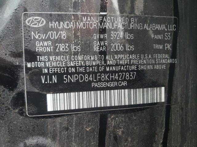 2019 HYUNDAI ELANTRA SE - 5NPD84LF8KH427837