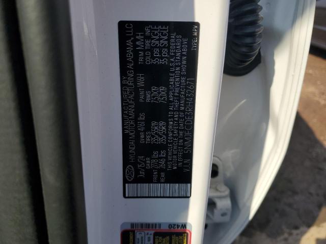 2024 HYUNDAI TUCSON SEL - 5NMJFCDE3RH432671
