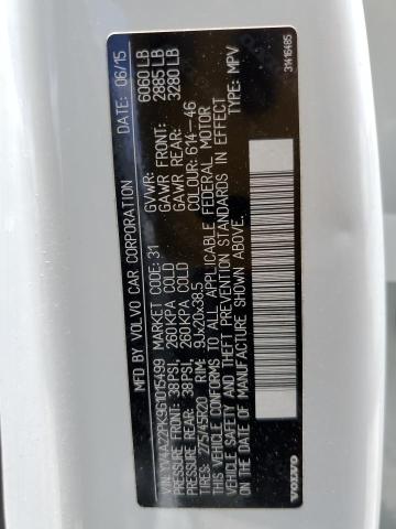 2016 VOLVO XC90 T6 YV4A22PK9G1015499