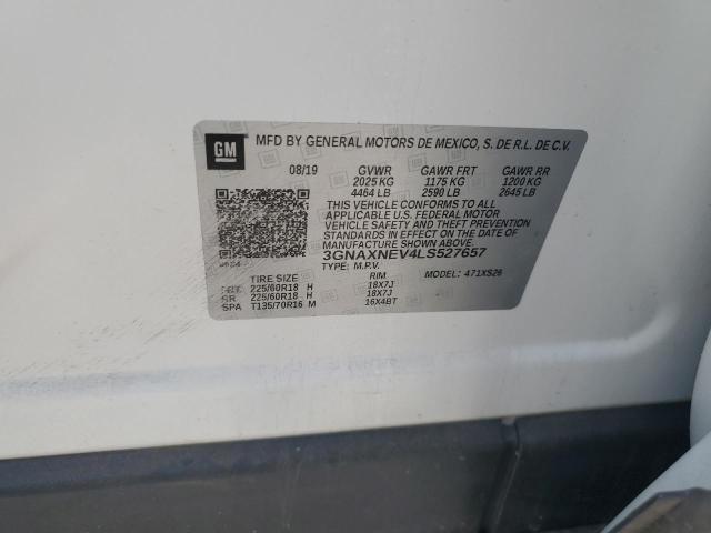 2020 CHEVROLET EQUINOX PR - 3GNAXNEV4LS527657