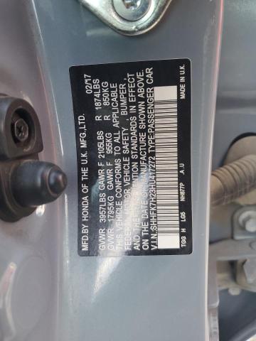 2017 HONDA CIVIC LX - SHHFK7H23HU417272