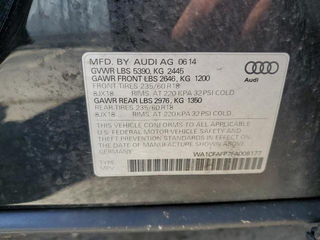 2015 AUDI Q5 PREMIUM - WA1CFAFP7FA008177