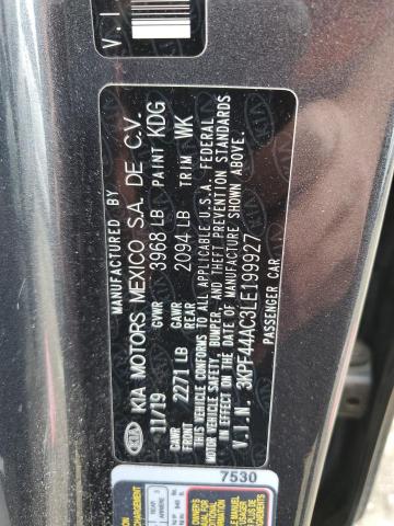 2020 KIA FORTE GT 3KPF44AC3LE199927