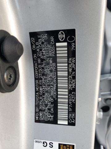 2022 TOYOTA COROLLA LE - JTDEPMAE6N3027938