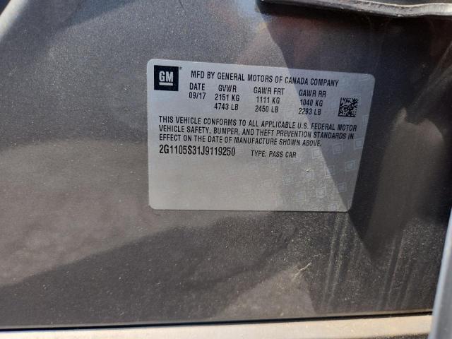 2018 CHEVROLET IMPALA LT - 2G1105S31J9119250