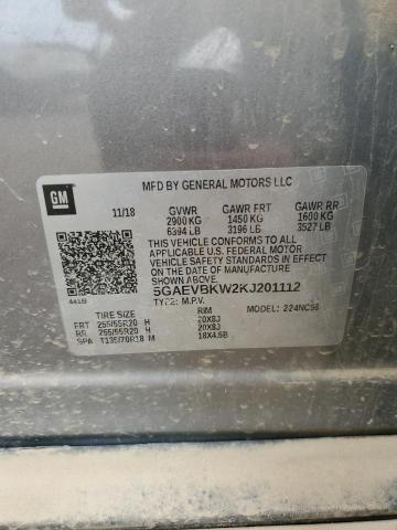 2019 BUICK ENCLAVE PR - 5GAEVBKW2KJ201112