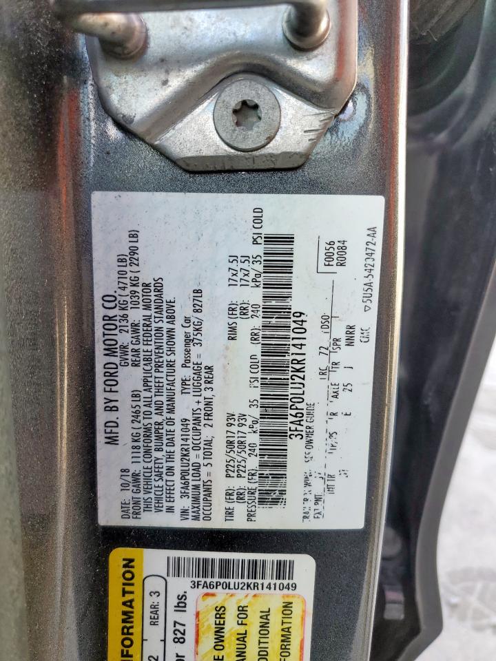 Ford Fusion se 2019