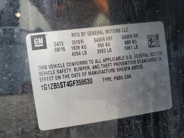 2016 CHEVROLET MALIBU LS - 1G1ZB5ST4GF358630