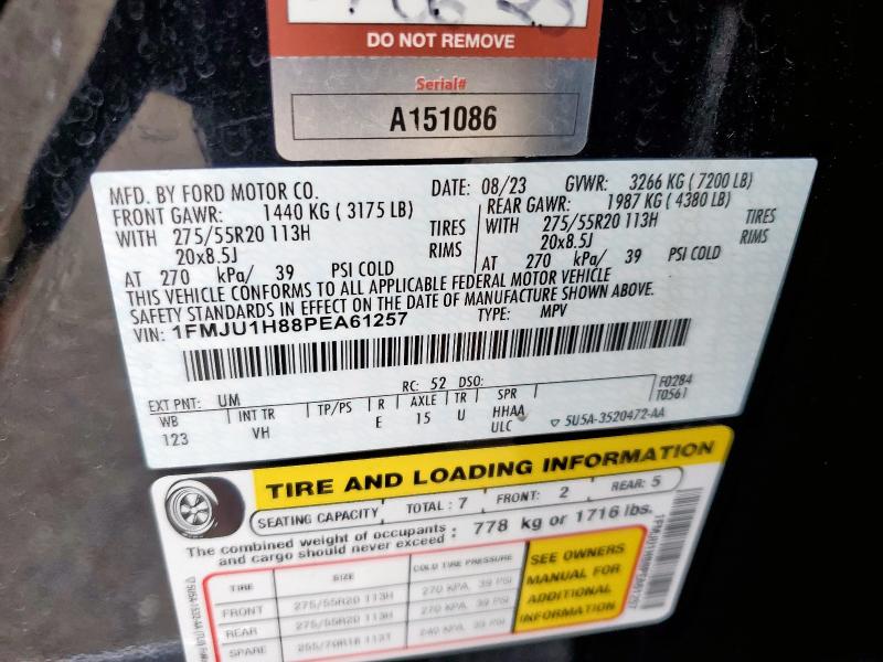 2023 FORD EXPEDITION - 1FMJU1H88PEA61257