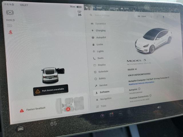 2021 TESLA MODEL 3 - 5YJ3E1EA3MF020692