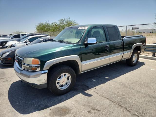 GMC NEW SIERRA 2001 green  gas 2GTEK19T811391892 photo #1