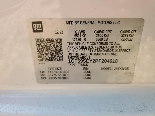 2023 GMC SIERRA K35 1GT59SEY2PF204618