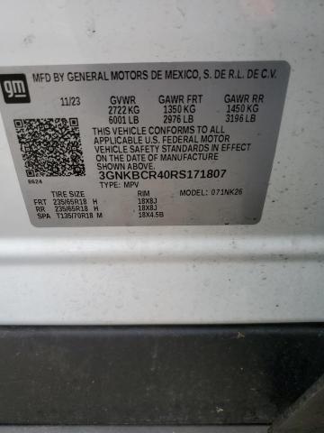 2024 CHEVROLET BLAZER 2LT - 3GNKBCR40RS171807