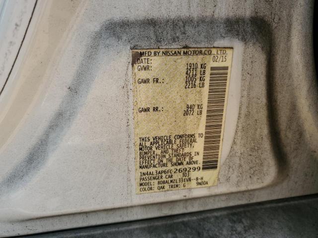 2015 NISSAN ALTIMA 2.5 - 1N4AL3AP6FC269299
