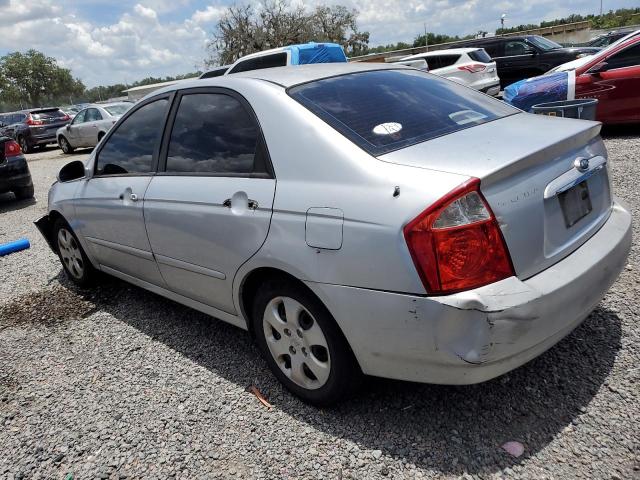 KIA SPECTRA LX 2006 silver sedan 4d gas KNAFE122465288016 photo #3