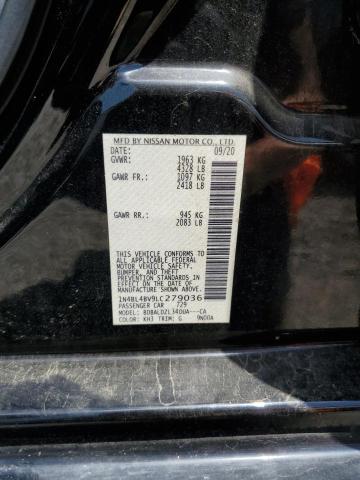 2020 NISSAN ALTIMA S 1N4BL4BV9LC279036