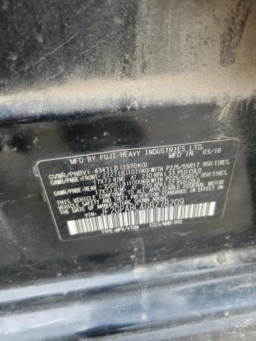 2016 SUBARU CROSSTREK JF2GPABC4G8278209