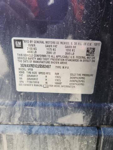 2018 CHEVROLET EQUINOX LS - 3GNAXREV2JS582497