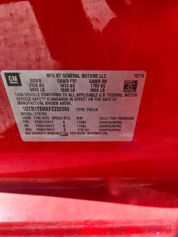 2015 GMC SIERRA C15 - 1GTR1TEHXFZ222389