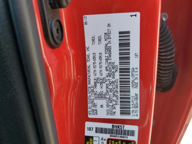2015 TOYOTA TUNDRA DOUBLE CAB SR 5TFUW5F10FX481431