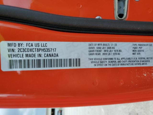 2023 DODGE CHARGER R/ - 2C3CDXCT8PH535717