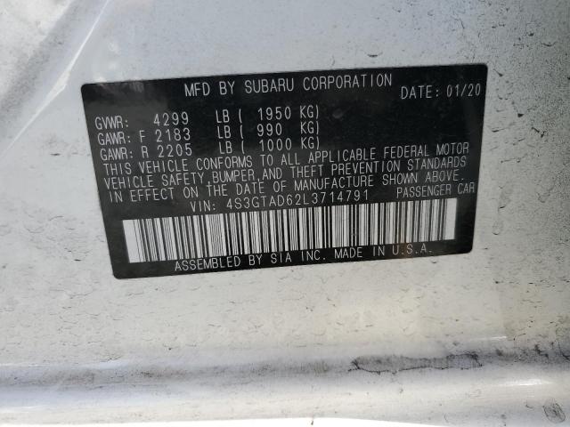 2020 SUBARU IMPREZA PR 4S3GTAD62L3714791
