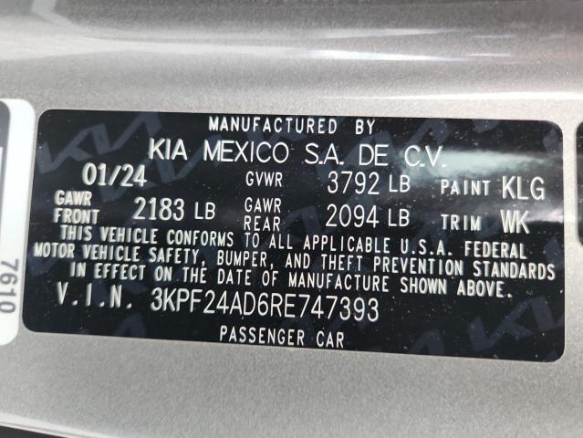 2024 KIA FORTE 3KPF24AD6RE747393