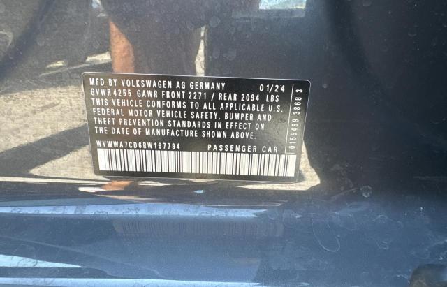 2024 VOLKSWAGEN GTI AUTOBA WVWWA7CD6RW167794