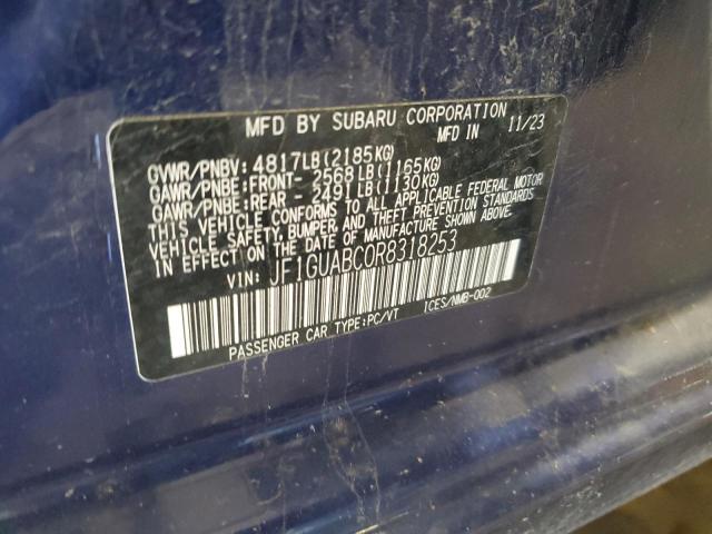 2024 SUBARU IMPREZA JF1GUABC0R8318253