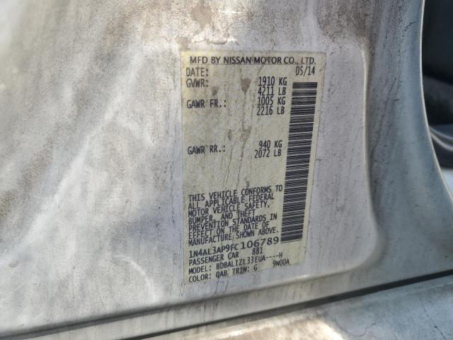 2015 NISSAN ALTIMA 2.5 - 1N4AL3AP9FC106789