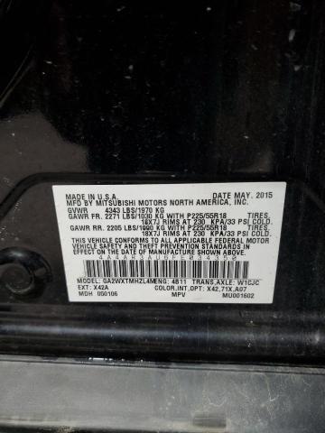 2015 MITSUBISHI OUTLANDER 4A4AR3AU6FE034350