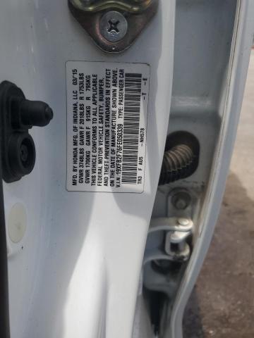 2015 HONDA CIVIC SE - 19XFB2F76FE050339