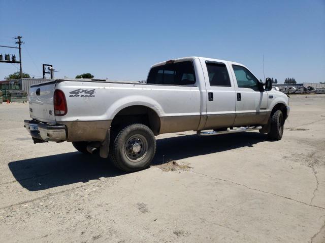FORD F350 SRW S 2002 white crew pic diesel 1FTSW31F52EC95663 photo #4