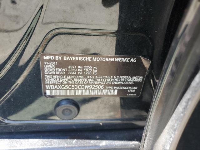 2012 BMW 528 I - WBAXG5C53CDW92506