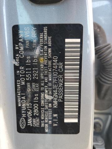 2015 HYUNDAI GENESIS 3. KMHGN4JE7FU074840