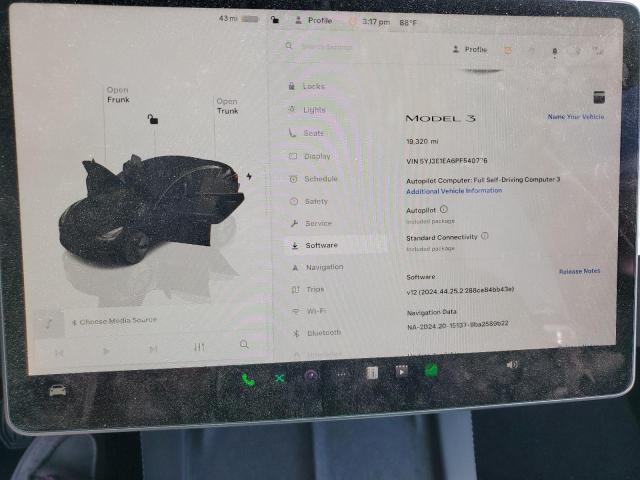 2023 TESLA MODEL 3 - 5YJ3E1EA6PF540776