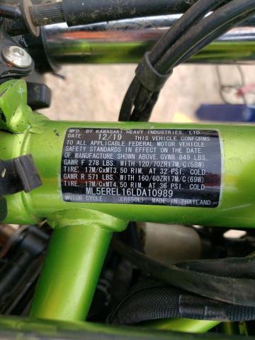 2020 KAWASAKI ER650 L ML5EREL16LDA10989