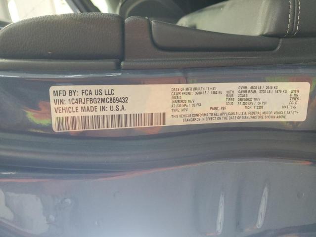 2021 JEEP GRAND CHER - 1C4RJFBG2MC869432