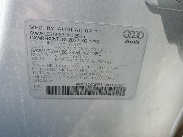wa1dkafp1ca012382 - 2012 Audi q5 premium plus - #61397825