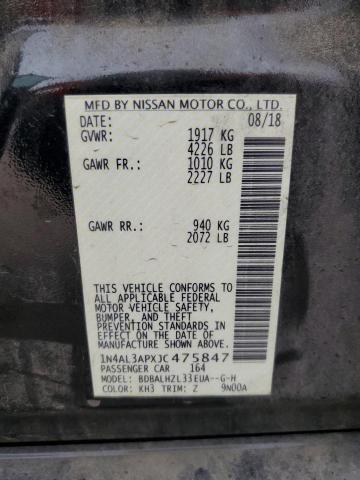 2018 NISSAN ALTIMA 2.5 - 1N4AL3APXJC475847