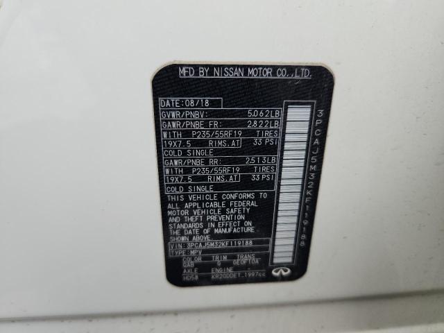 2019 INFINITI QX50 ESSEN - 3PCAJ5M32KF119188