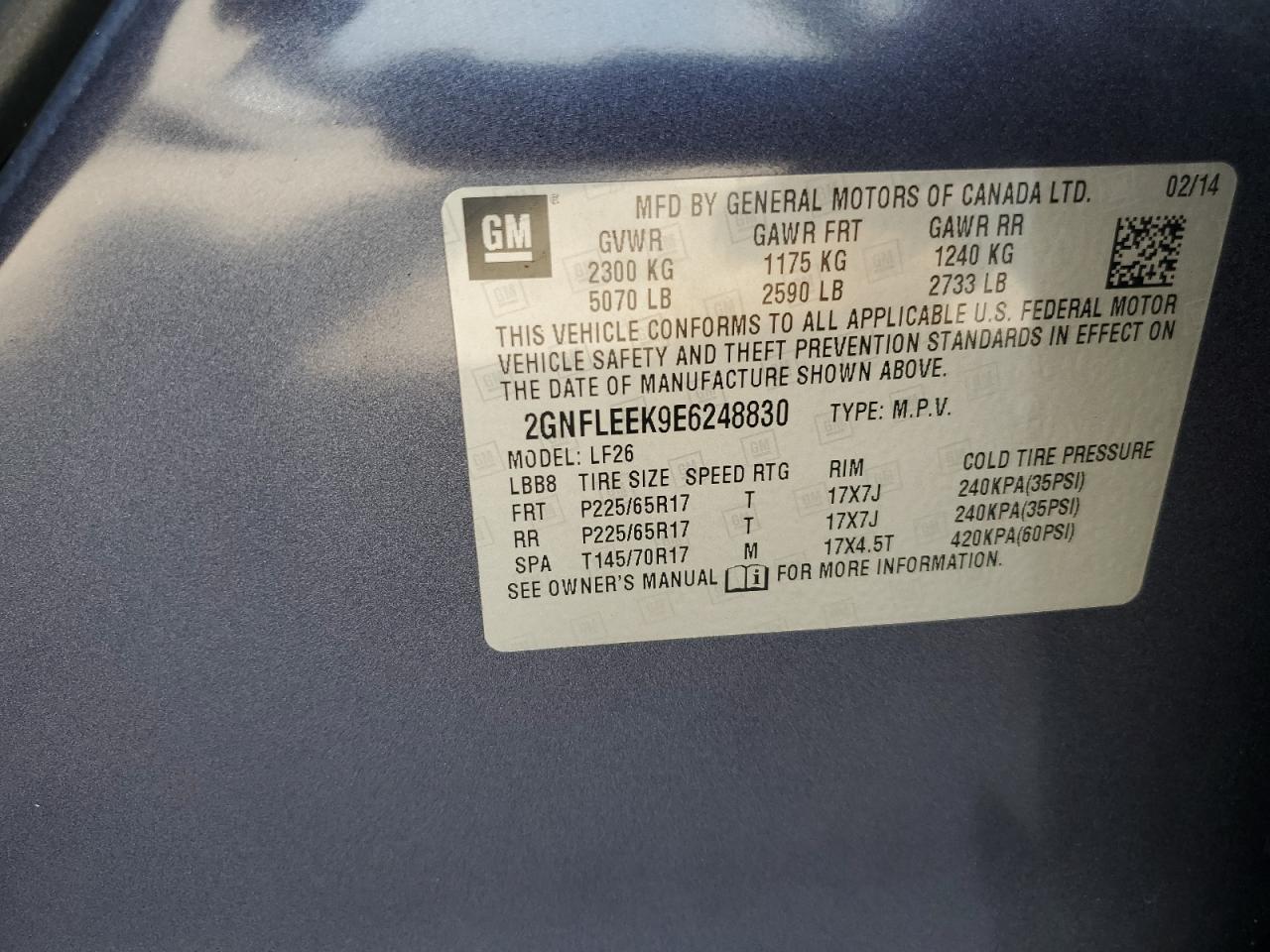 CHEVROLET EQUINOX LS