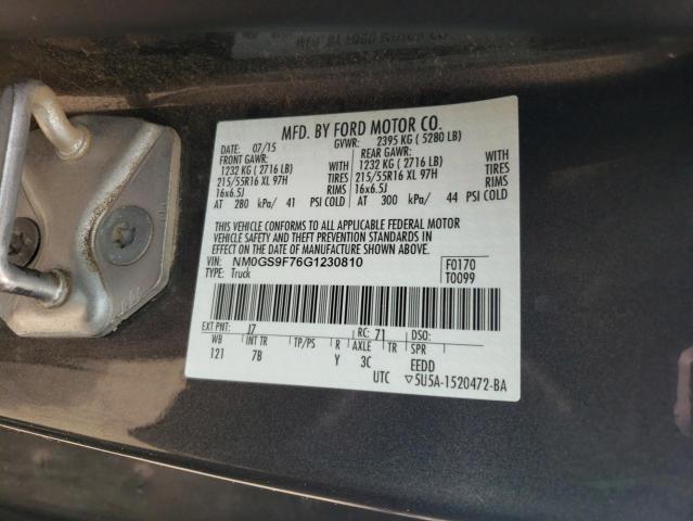 2016 FORD TRANSIT CO NM0GS9F76G1230810
